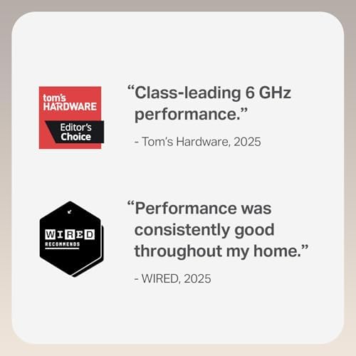 TP-Link Deco 7 Pro BE14000 Tri-Band Wi-Fi 7 Sistema de malla para todo el hogar | 8-Stream 14 Gbps | Puerto WAN/LAN de 10 Gbps | Capacidad de hasta 8100 pies cuadrados, capacidad de 200 dispositivos | 320 MHz, HomeShield, Roaming AI (BE67 paquete de 3)