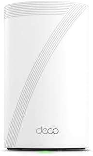 TP Link Deco 7 Pro BE63 Tri Band WiFi 7 BE10000 Whole Home Mesh System  6 Stream 10 Gbps  4x2 5G Ports Wired Backhaul  4X Smart Internal Antennas  VPN  HomeShield  Free Expert Support  2 Pack 