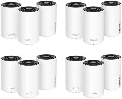 TP Link Deco 7 Pro BE17000 Tri Band Wi Fi 7 Whole Home Mesh System   9 Stream 17Gbps   10G RJ45/SFP  Combo   Multi Gig Wired Backhaul   Up to 8500 Sq ft   HomeShield  MLO  320 MHz  Deco BE77 3 Pack 