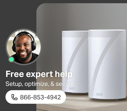 TP Link Deco 7 Pro BE63 Tri Band WiFi 7 BE10000 Whole Home Mesh System   6 Stream 10 Gbps  4x2 5G Ports Wired Backhaul  4X Smart Internal Antennas  VPN  HomeShield  Free Expert Support  3 Pack 