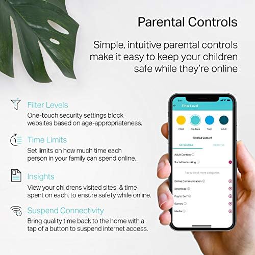 TP Link Deco S4 Mesh AC1900 WiFi System   Up to 5 500 Sq ft  Coverage  Replaces WiFi Router and Extender  Gigabit Ports  Works with Alexa  Deco S4 3 Pack 