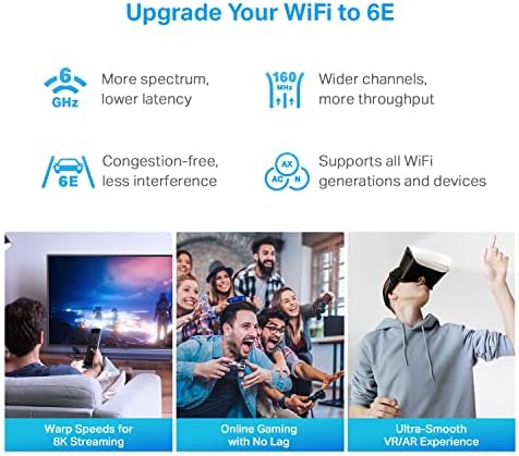 TP Link Deco XE75 Pro AXE5400 Tri Band WiFi 6E Mesh System   2 5G WAN/LAN Port  Covers up to 5500 Sq Ft  Replaces WiFi Router and Extender  AI Driven Mesh  New 6GHz Band  2 Pack