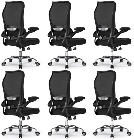 TRALT Ergonomic Office Chair   Desk Chair with Wave High Back Adjustable Lumbar Support Computer Chair   Gaming Chairs Mesh Backrest and PU Leather Seat for Home Reading Chairs to Adults Black 