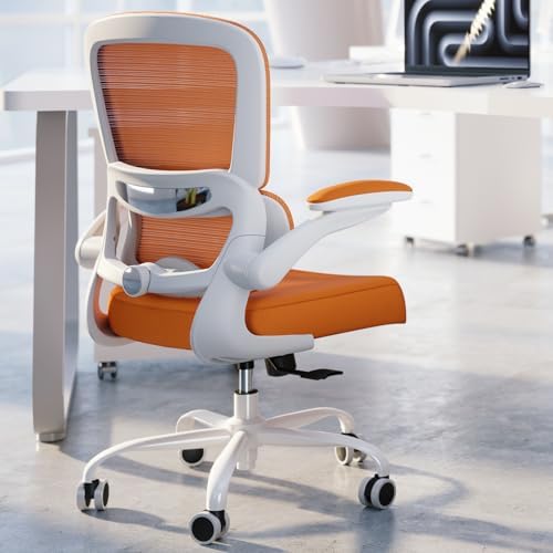 TRALT Office Chair Ergonomic Desk Chair  330 LBS Home Mesh Office Desk Chairs with Wheels  Comfortable Gaming Chair  High Back Office Chair for Long Hours  Beige 