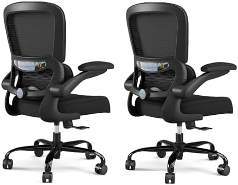 TRALT Office Chair Ergonomic Desk Chair  330 LBS Home Mesh Office Desk Chairs with Wheels  Comfortable Gaming Chair  High Back Office Chair for Long Hours  Beige 