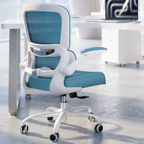 TRALT Office Chair Ergonomic Desk Chair  330 LBS Home Mesh Office Desk Chairs with Wheels  Comfortable Gaming Chair  High Back Office Chair for Long Hours  Beige 
