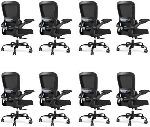 TRALT Office Chair Ergonomic Desk Chair  330 LBS Home Mesh Office Desk Chairs with Wheels  Comfortable Gaming Chair  High Back Office Chair for Long Hours  Beige 