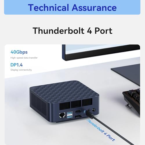 TRIGKEY Key i13 Mini PC  13th Gen Intel Core i9 13900HK  14C/20T  up to 5 4GHz   32GB DDR5 RAM 1TB PCle4 0 SSD  Mini Computers Support Triple Display HDMl DP 1 4 Thunderbolt 4  WiFi6 BT5 2 2 5G LAN