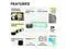 TRYX Panorama SE 360 ARGB White 360mm AIO Rotatable 6 67   AMOLED Curved Screen 3D Anamorphic Effect Customizable AIO Cooler 360mm White Asetek Adela 280w TDP Intel LGA 1851/1700/1200/115X AMD AM5/AM4