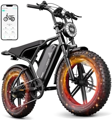 TST Electric Bike for Adults  1500W Peak Motor 28 MPH 60/100 Miles Fat Tire Ebike with 48V 15Ah/25Ah Removable Battery 20 Electric Dirt Bike Hydraulic Suspension and 7 Speed