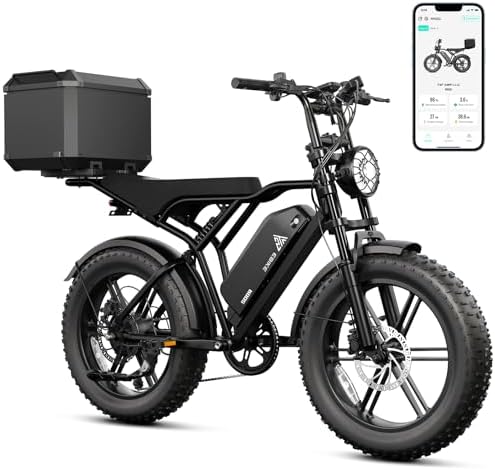 TST Electric Bike for Adults  1500W Peak Motor 28 MPH 60/100 Miles Fat Tire Ebike with 48V 15Ah/25Ah Removable Battery 20 Electric Dirt Bike Hydraulic Suspension and 7 Speed