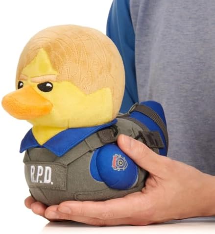 TUBBZ Plush  Leon Kennedy   Resident Evil Cosplaying Rubber Duck Soft Plush Collectible Toy