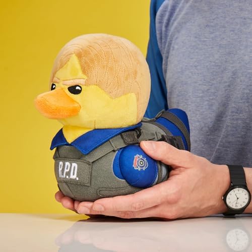 TUBBZ Plush  Leon Kennedy   Resident Evil Cosplaying Rubber Duck Soft Plush Collectible Toy