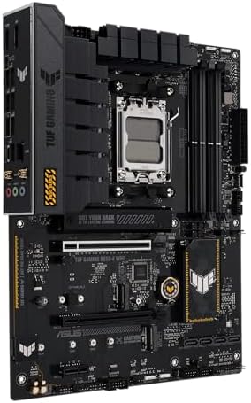 TUF Gaming B650 E WiFi AMD B650 AM5 ATX Motherboard  DDR5  8 2 teamed Power Stages  PCIe 5 0  a PCIe 5 0 M 2 Slot  Realtek 2 5 Gb Ethernet  Wi Fi 6E  HDMI  DisplayPort Fan Xper4 with AI Cooling II