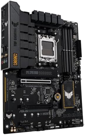 TUF Gaming B650 E WiFi AMD B650 AM5 ATX Motherboard  DDR5  8 2 teamed Power Stages  PCIe 5 0  a PCIe 5 0 M 2 Slot  Realtek 2 5 Gb Ethernet  Wi Fi 6E  HDMI  DisplayPort Fan Xper4 with AI Cooling II