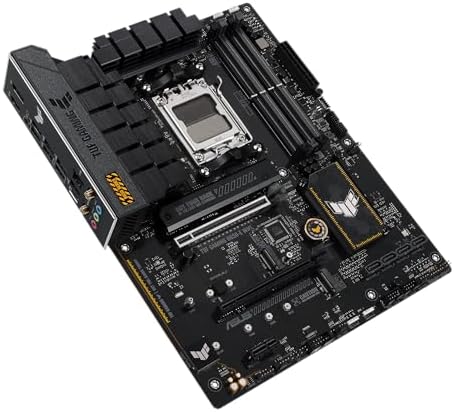 TUF Gaming B650 E WiFi AMD B650 AM5 ATX Motherboard  DDR5  8 2 teamed Power Stages  PCIe 5 0  a PCIe 5 0 M 2 Slot  Realtek 2 5 Gb Ethernet  Wi Fi 6E  HDMI  DisplayPort Fan Xper4 with AI Cooling II