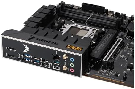 TUF Gaming B650 E WiFi AMD B650 AM5 ATX Motherboard  DDR5  8 2 teamed Power Stages  PCIe 5 0  a PCIe 5 0 M 2 Slot  Realtek 2 5 Gb Ethernet  Wi Fi 6E  HDMI  DisplayPort Fan Xper4 with AI Cooling II