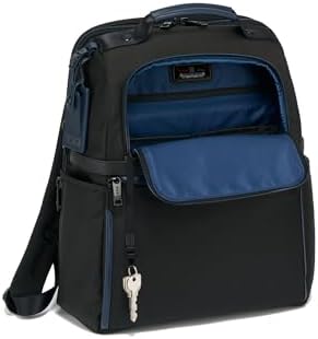 TUMI   Alpha Brief Pack   Mens Laptop Backpack with Padded Adjustable Straps   Fit up to 15 Screen   17 0 X 12 0 X 8 0   Black Leather