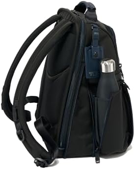 TUMI   Alpha Brief Pack   Mens Laptop Backpack with Padded Adjustable Straps   Fit up to 15 Screen   17 0 X 12 0 X 8 0   Black Leather