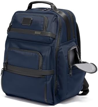 TUMI   Alpha Brief Pack   Mens Laptop Backpack with Padded Adjustable Straps   Fit up to 15 Screen   17 0 X 12 0 X 8 0   Black Leather