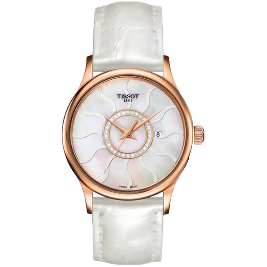 T Gold Quartz Ladies Watch
