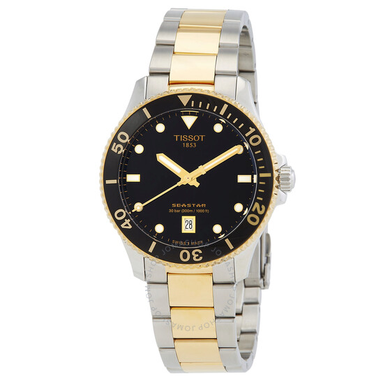T Sport Quartz Black Dial Men s Watch