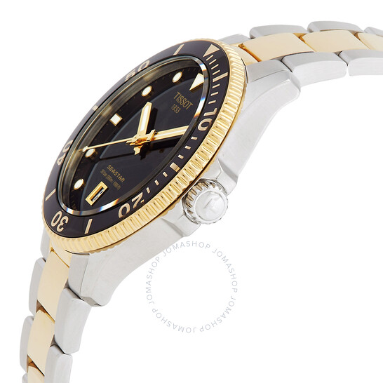 T Sport Quartz Black Dial Men s Watch