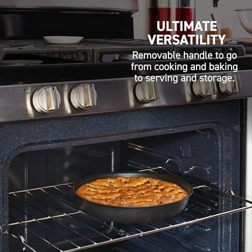 T fal Ingenio Essentials Cookware Set with Detachable/Removable Handle 11 Piece  Granite Titanium Non Stick  Oven Broiler Safe 500F  Stackable  Pots and Pans Set  Frying Pans  Dishwasher Safe  Gray