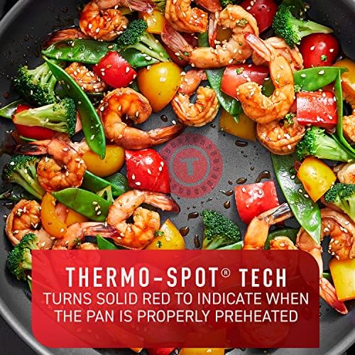 T fal Platinum Stainless Steel with Nonstick Cookware Set 12 Piece Induction Oven Broiler Safe 500F Pots and Pans  Dishwasher Safe Silver