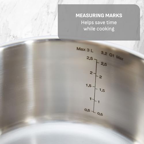 T fal Stainless Steel Pots and Pans Set 11 Piece  Induction  Oven Broiler Safe 500F  Kitchen Cooking Set w/Fry Pans  Saucepans  Saute Pan  Dutch Oven  Steamer  Cookware  Dishwasher Safe  Silver