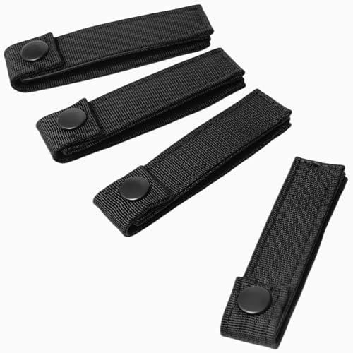 Tactical Molle Straps 4 inch  Molle Webbing Straps Molle Panel Attachments  Military Molle Accessories Snap Strap for Backpack  Outdoor Molle Straps with Snaps Nylon Molle Clips and Straps