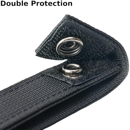Tactical Molle Straps 4 inch  Molle Webbing Straps Molle Panel Attachments  Military Molle Accessories Snap Strap for Backpack  Outdoor Molle Straps with Snaps Nylon Molle Clips and Straps