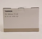 Tamron 70 180mm F/2 8 Di III VC VXD G2 for Sony E Mount