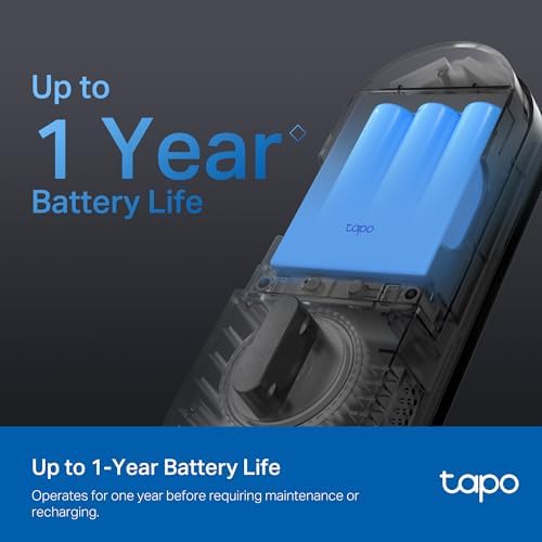 Tapo Smart Wi Fi Deadbolt Door Lock   Fingerprint Recognition  Keyless Tactile Buttons & in App Monitoring  Auto Lock  IP54  BHMA Certified  Compatible with Standard Door Sizes  Tapo DL105