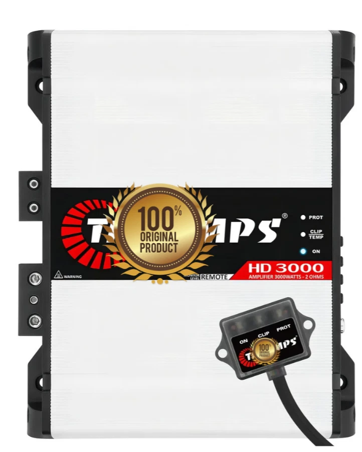 Taramps HD 3000 Amplifier 2 Ohm Car HD3000 3K Watts Taramp s Amp Full Range Bass