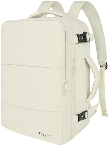 Taygeer Backpack for Women  Carry on Backpack with Laptop Compartment & Shoe Pouch  35l Travel Laptop Mochila Carry On Luggage  Airline Approved Personal Item Bag For Weekender Gym Hiking  Black Khaki