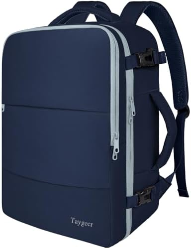 Taygeer Backpack for Women  Carry on Backpack with Laptop Compartment & Shoe Pouch  35l Travel Laptop Mochila Carry On Luggage  Airline Approved Personal Item Bag For Weekender Gym Hiking  Black Khaki