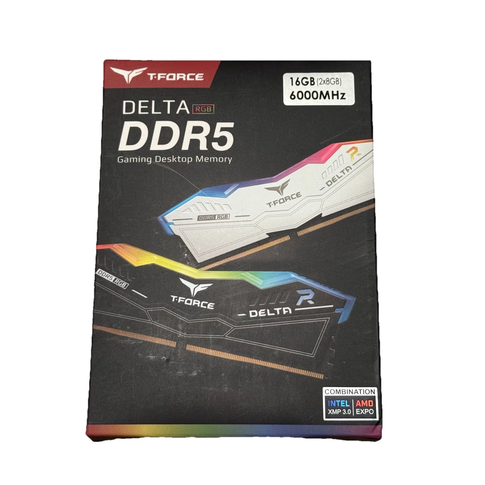 Team Group 16GB  2 x 8GB  288 Pin PC RAM DDR5 6000  PC5 48000  Memory Model FF3D