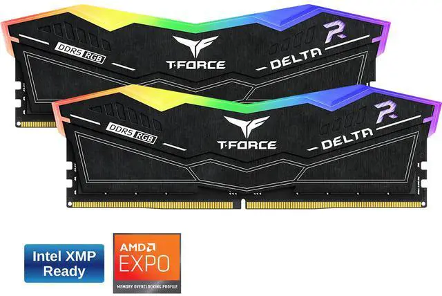 Team Group 16GB  2 x 8GB  288 Pin PC RAM DDR5 6000  PC5 48000  Memory Model FF3D516G6000HC38ADC01
