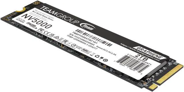 Team Group NV5000 M 2 2280 2TB PCIe 4 0 x4 with NVMe Internal Solid State Drive  SSD  TM8FGM002T0C101