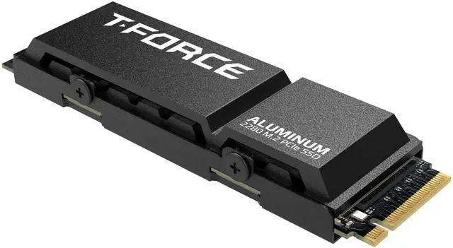 Team Group T FORCE G70 PRO  Aluminum  M 2 2280 4TB PCIe 4 0 x4 with NVMe 1 4 TLC Internal Solid State Drive  SSD  TM8FFH004T0C128