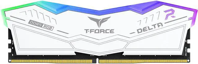 Team T Force Delta RGB 32GB  2 x 16GB  288 Pin PC RAM DDR5 6000  PC5 48000  Desktop Memory Model FF4D532G6000HC30DC01