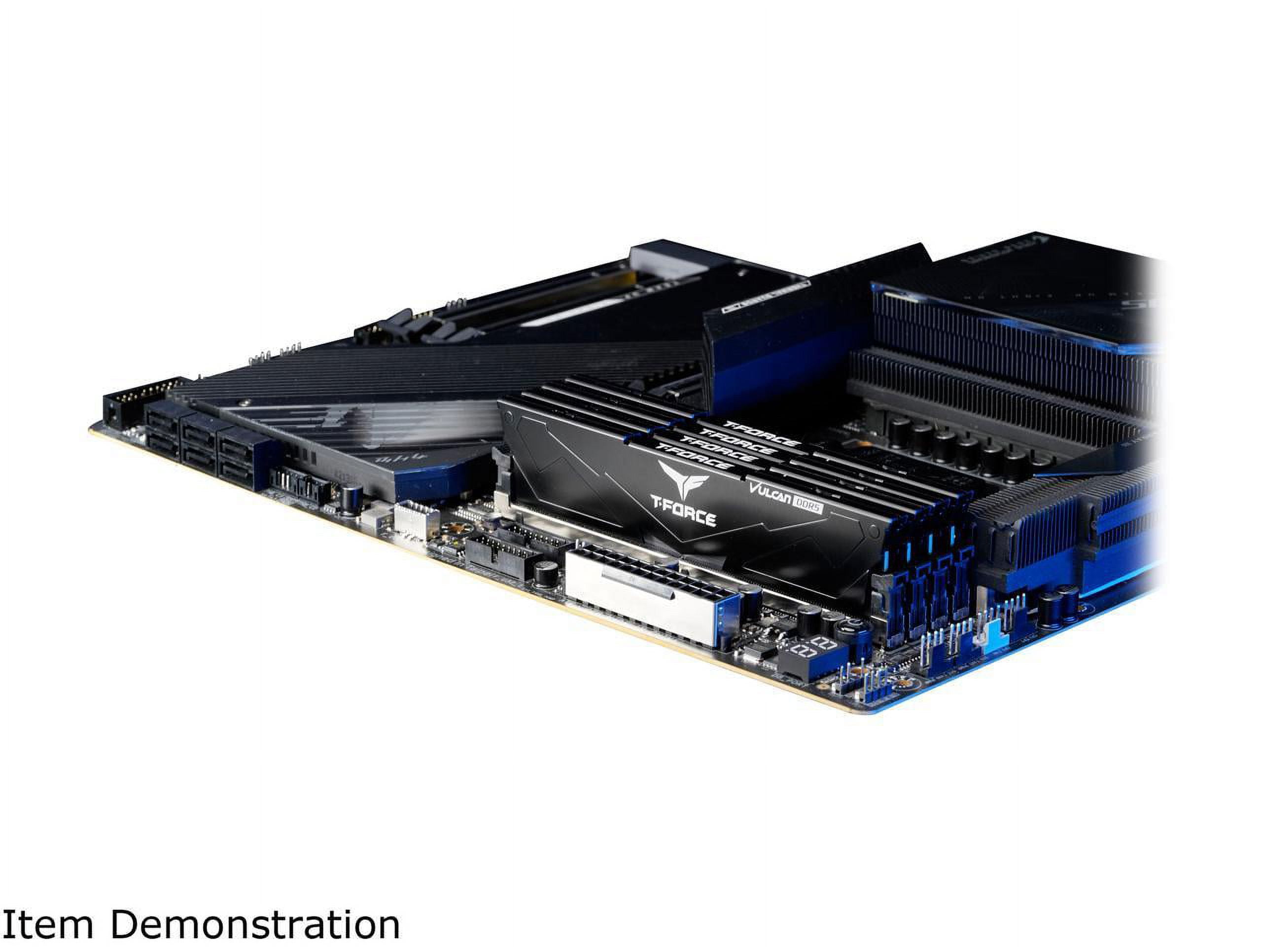 Team T-Force Vulcan 16GB (2 x 8GB) 288-Pin PC RAM DDR5 5200 (None Pzas 5 41600) Memoria de Escritorio Modelo FLBD516G5200HC40CDC01