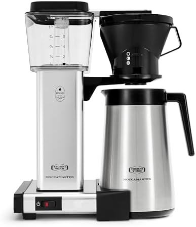 Technivorm Moccamaster 79112 KBT Coffee Brewer  40 oz  Polished Silver