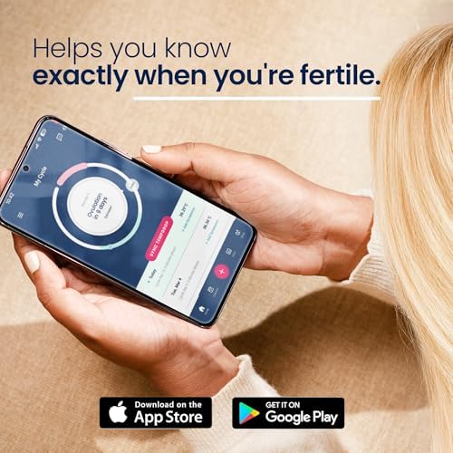 Tempdrop Wearable Ovulation Tracker   Basal Body Temperature Monitor to Help Get Pregnant   Sleep Sensor with App for Fertility  Hormone  Period & Cycle Tracking