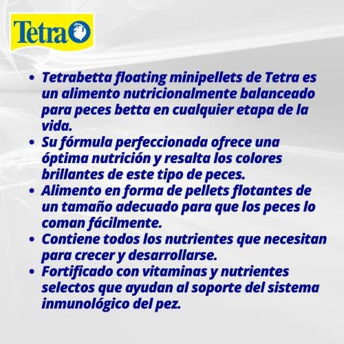 Tetra BettaMin - Bocados en forma de gusano, 0.98 onzas, dieta completa para bettas (paquete de 2)