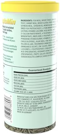 Tetra ReptoMin Floating Food Sticks  For Aquatic Turtles  Newts and Frogs  6 83 lbs