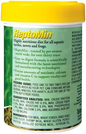 Tetra ReptoMin Floating Food Sticks  For Aquatic Turtles  Newts and Frogs  6 83 lbs
