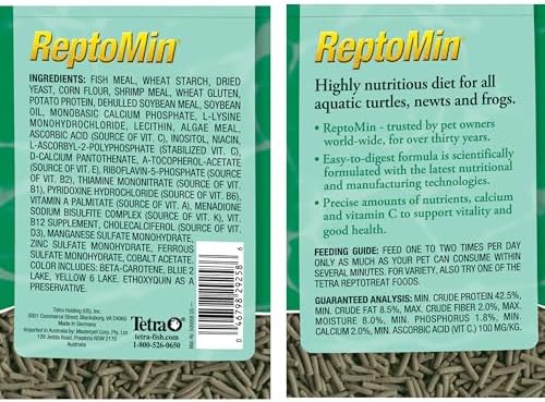 Tetra ReptoMin Floating Food Sticks  For Aquatic Turtles  Newts and Frogs  6 83 lbs
