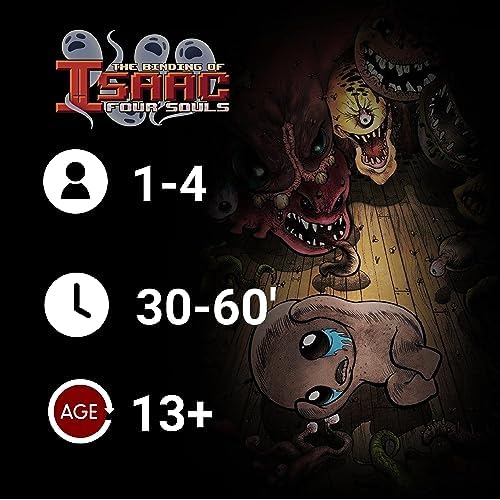 The Binding of Isaac  Four Souls  The Ultimate Collection   1 4 Players   Card Games for Game Night   20 60 Mins of Gameplay   Card Games for Teens and Adults Ages 13    English Version